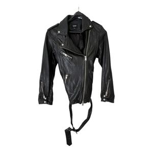 Biker Leather Jacket - Lamarque - XXS